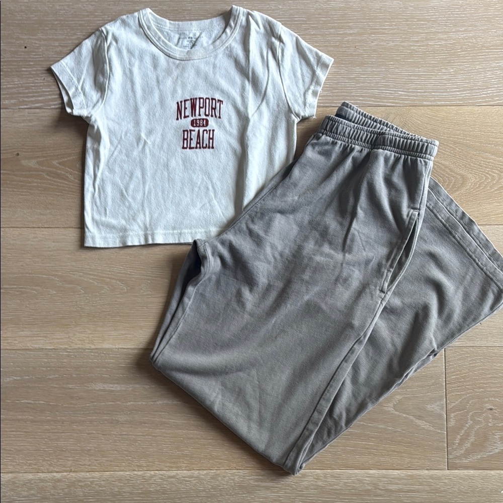 Brandy Melville White Cotton Tee